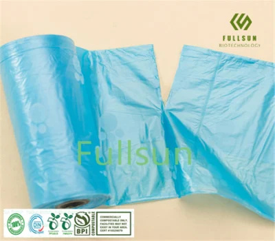 Saco biodegradável para produtos para animais de estimação compostável plástico para cocô saco de lixo para animais de estimação