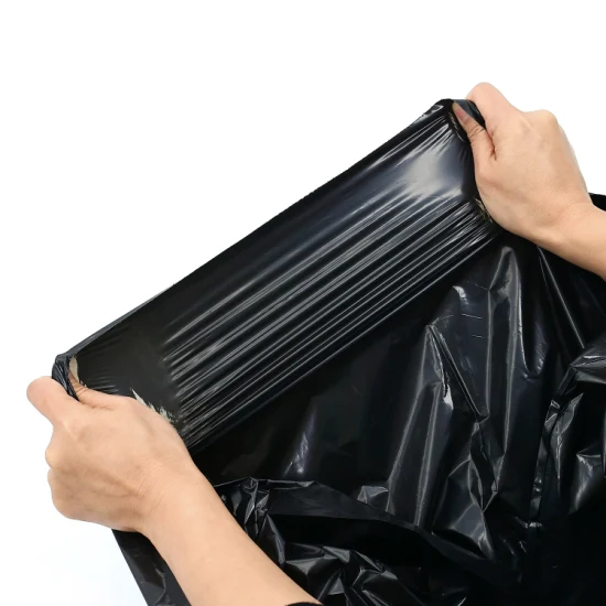 Saco de lixo preto e forro, HDPE/LDPE resistente e resistente Saco de lixo grande