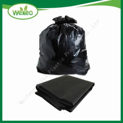 Sacos de lixo de plástico de amido de milho HDPE ecologicamente corretos